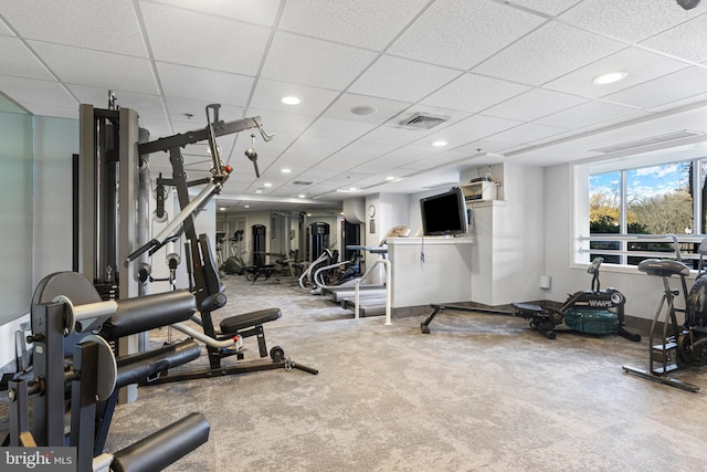 interior space featuring carpet flooring