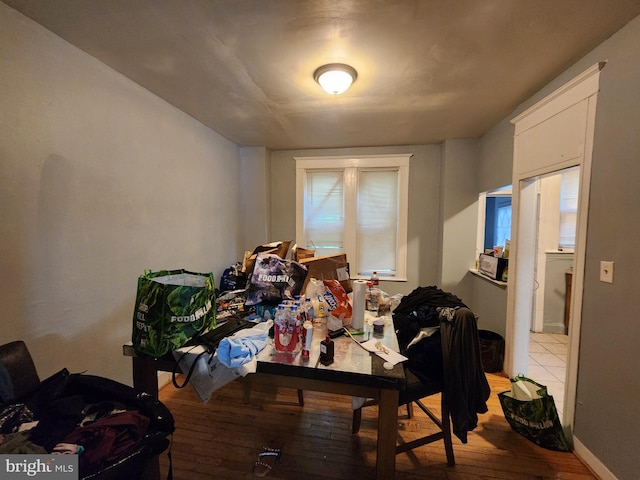 view of dining area