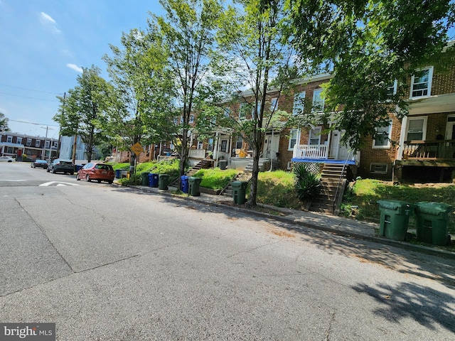 view of street