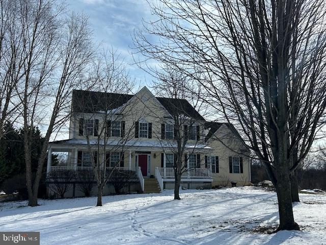 view of colonial inspired home