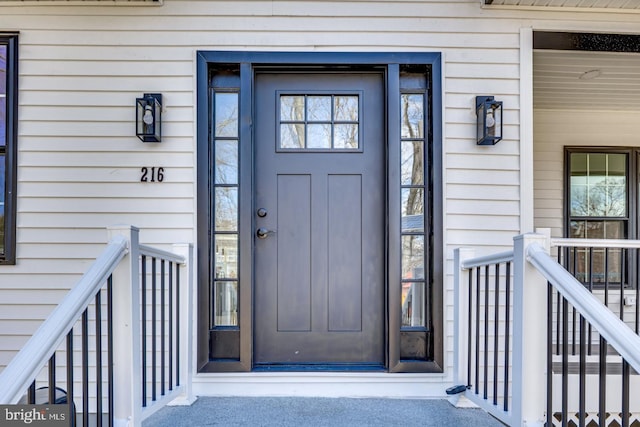 view of property entrance