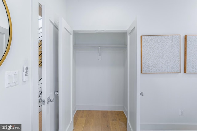 view of closet