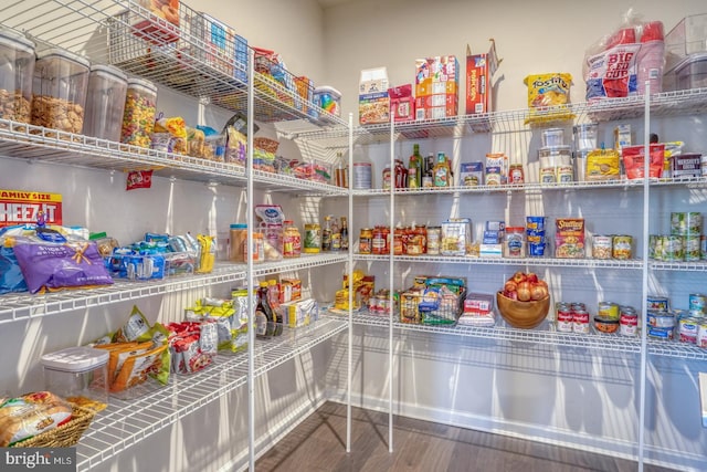 view of pantry