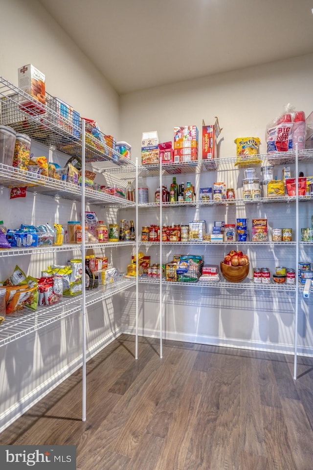 view of pantry