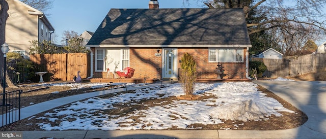 view of front of property