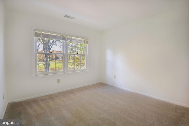 spare room with carpet flooring