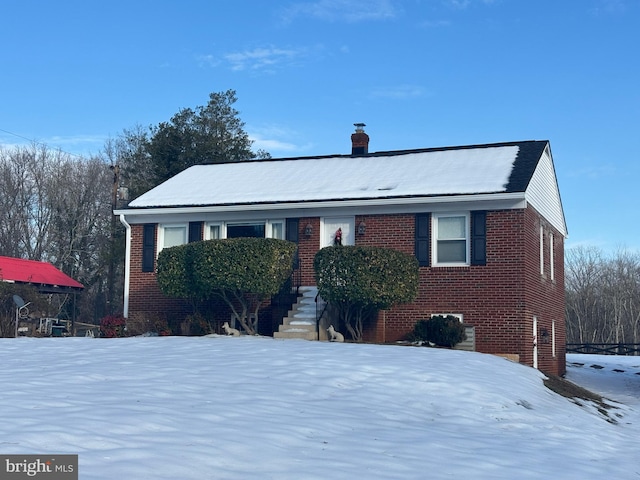 view of front of property