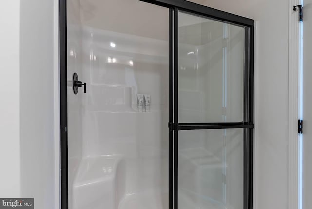 bathroom with walk in shower