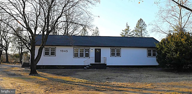 view of front of house