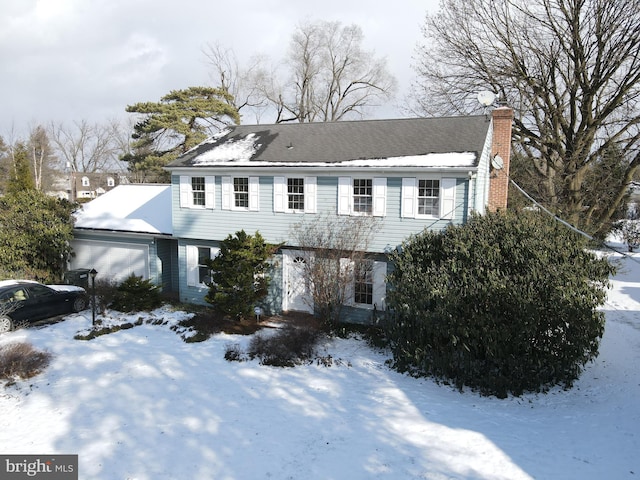 view of front of property