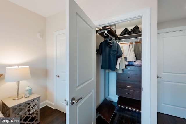 view of closet