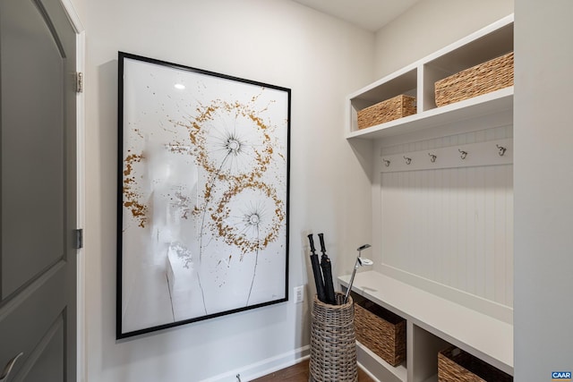 view of mudroom