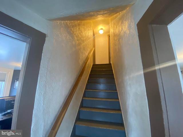 view of stairs