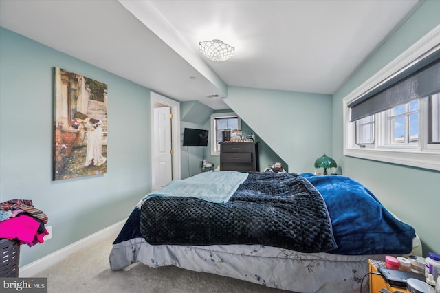 bedroom featuring carpet floors