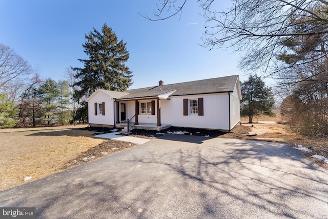 view of front of home