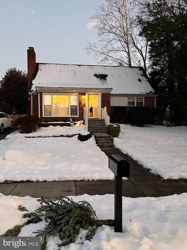 view of front of home