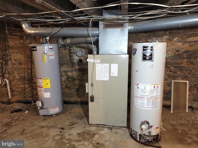 utilities with gas water heater