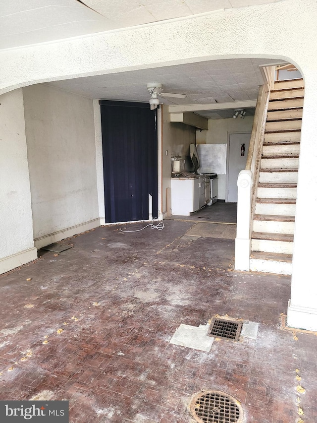 view of unfurnished living room