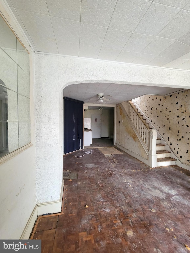 view of unfurnished living room