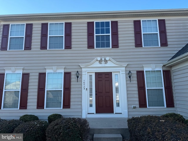 view of front of home