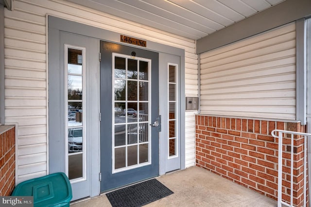 view of entrance to property