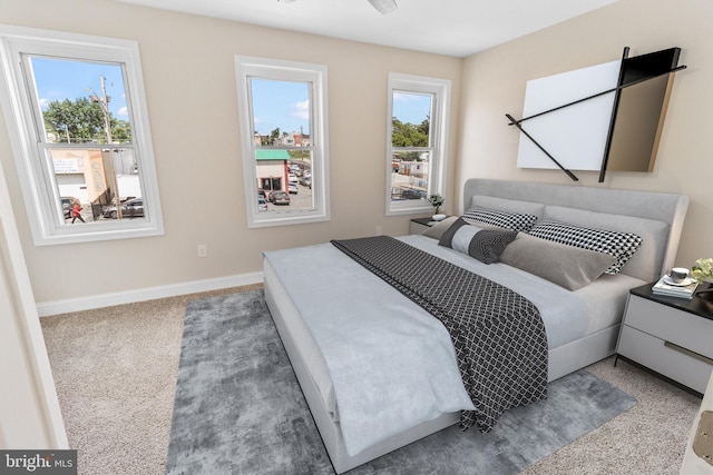 bedroom featuring carpet floors