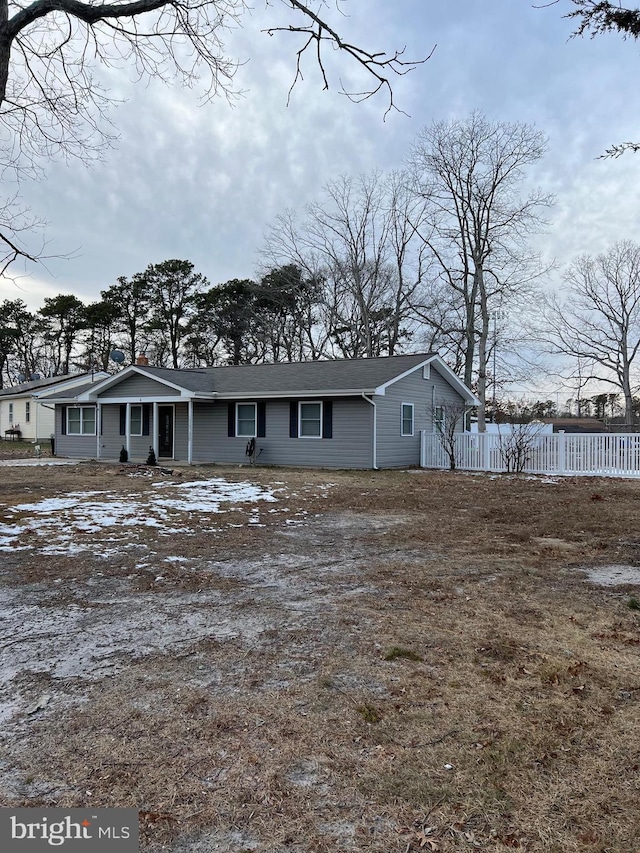 view of front of house