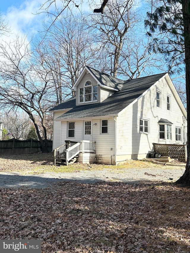 view of back of house