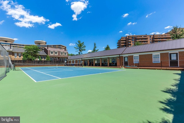 view of sport court