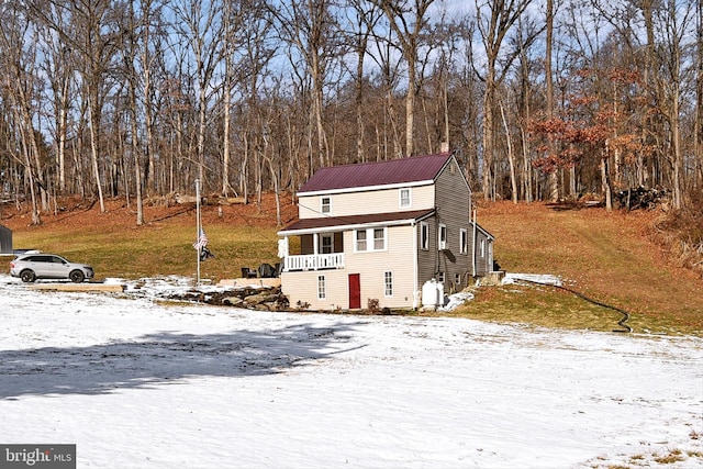 view of front of property