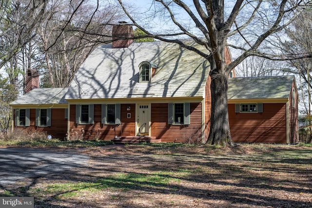 7705 Quaker Neck Rd, Bozman, MD 21612 - view of front of house with a chimney