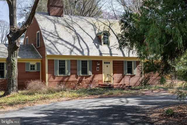 7705 Quaker Neck Rd, Bozman, MD 21612 - new england style home featuring a chimney