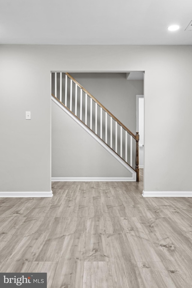 interior space with wood-type flooring