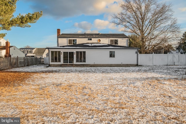 view of rear view of house