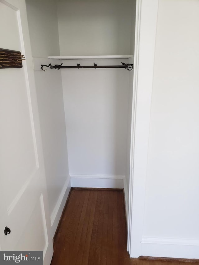 view of closet