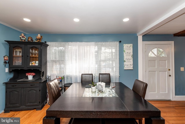 862 Bay Ave, Toms River, NJ 08753 - dining room with light hardwood / wood-style floors