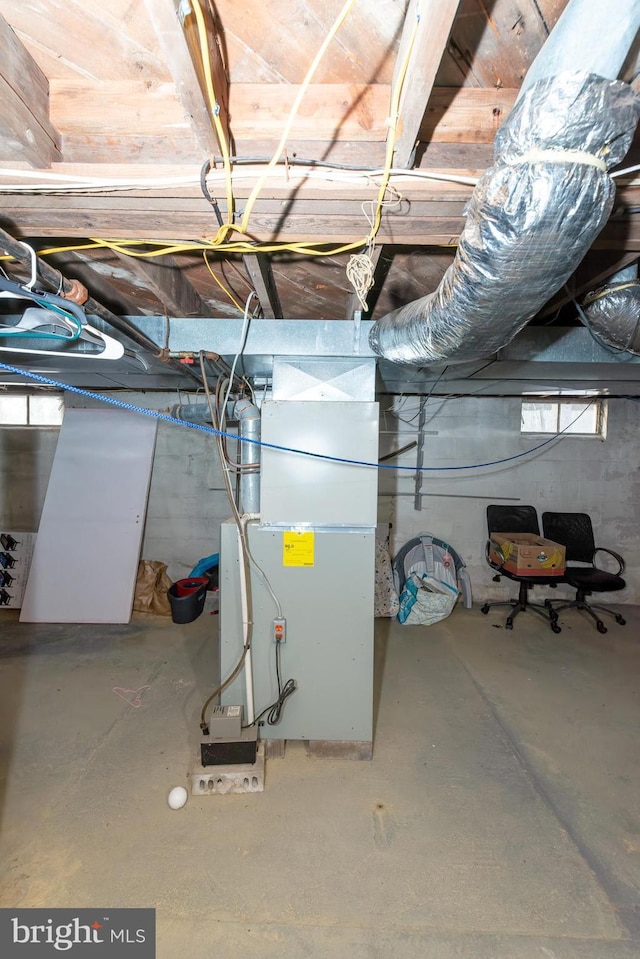 862 Bay Ave, Toms River, NJ 08753 - basement with heating unit
