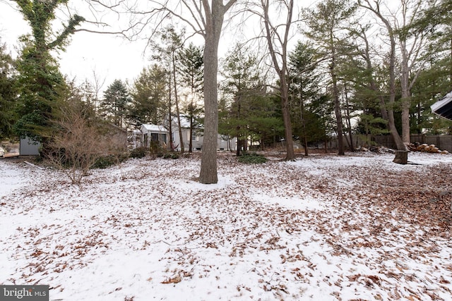 862 Bay Ave, Toms River, NJ 08753 - view of yard covered in snow