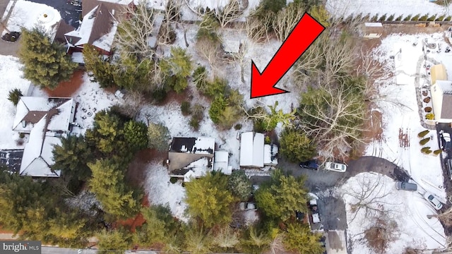 862 Bay Ave, Toms River, NJ 08753 - view of snowy aerial view