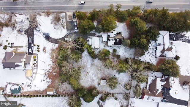862 Bay Ave, Toms River, NJ 08753 - view of snowy aerial view