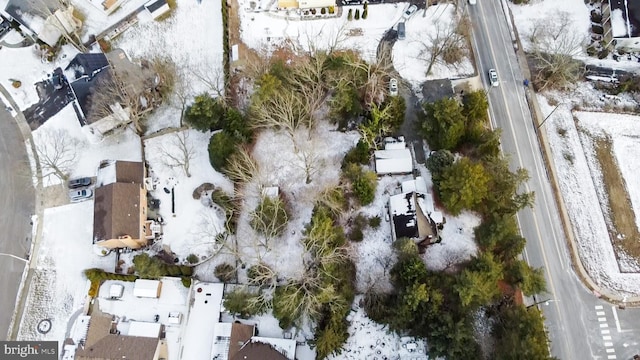 862 Bay Ave, Toms River, NJ 08753 - view of snowy aerial view