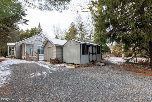 862 Bay Ave, Toms River, NJ 08753 - view of front facade with a storage shed