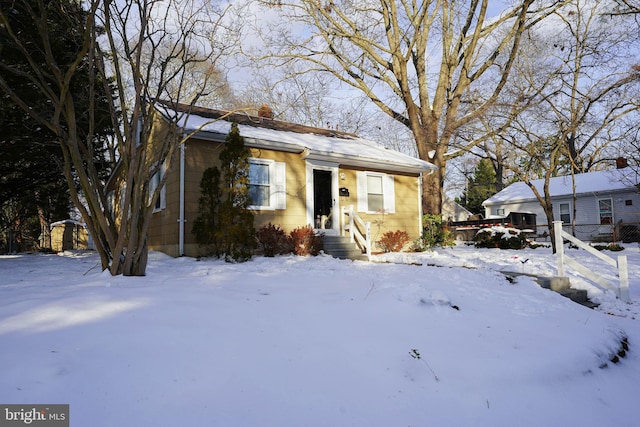 view of front of property