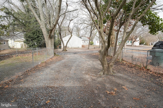 view of road