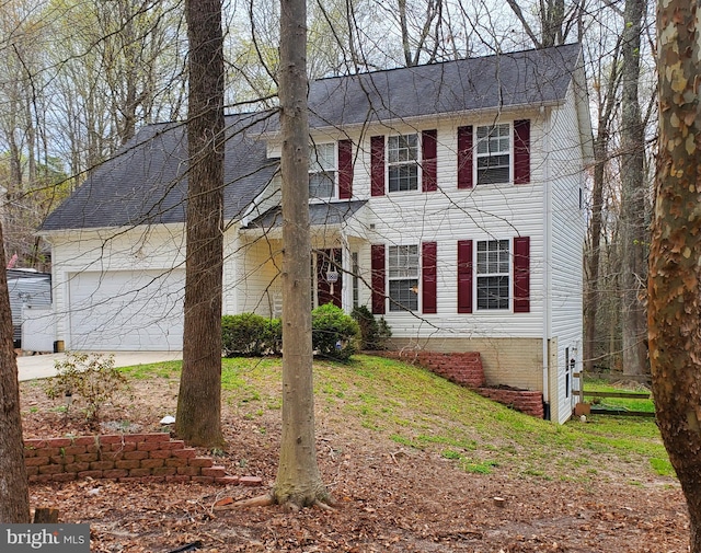 view of colonial inspired home