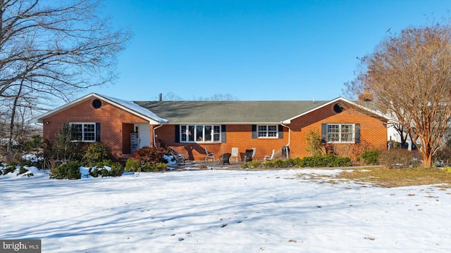 view of ranch-style house