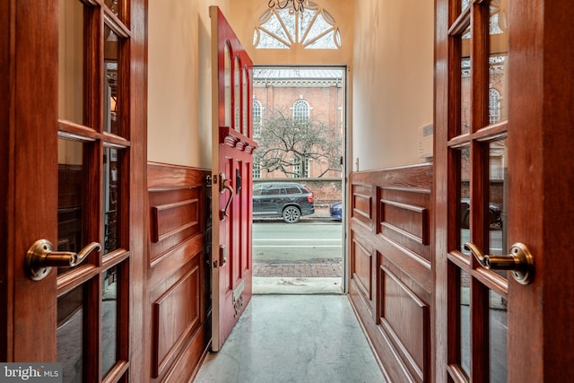 view of entrance foyer