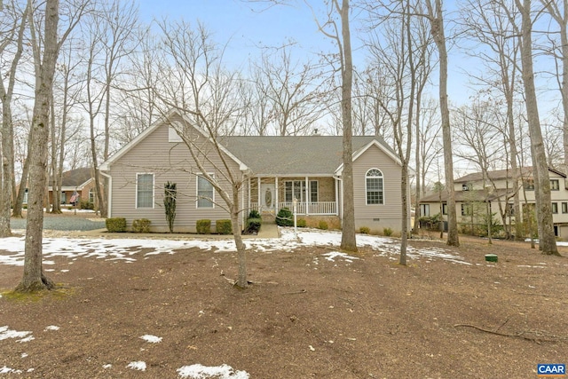 view of front of house featuring a porch