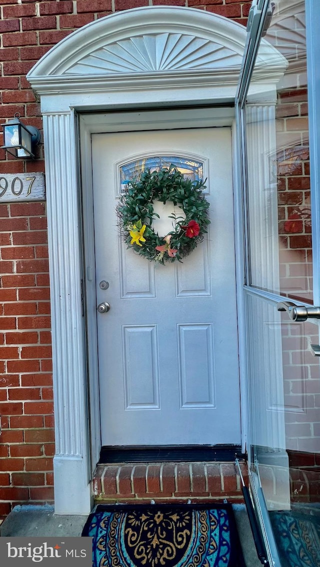 view of entrance to property