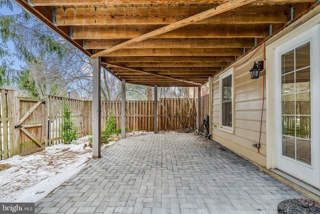 view of patio